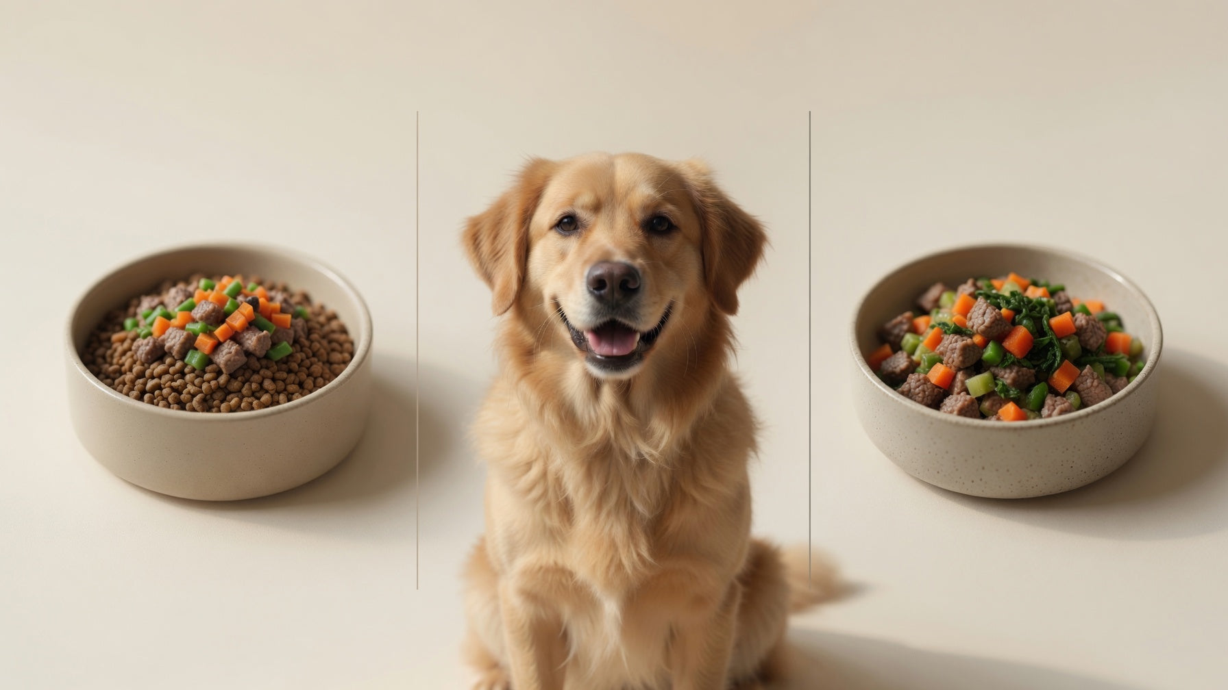 Fresh food transition for dogs