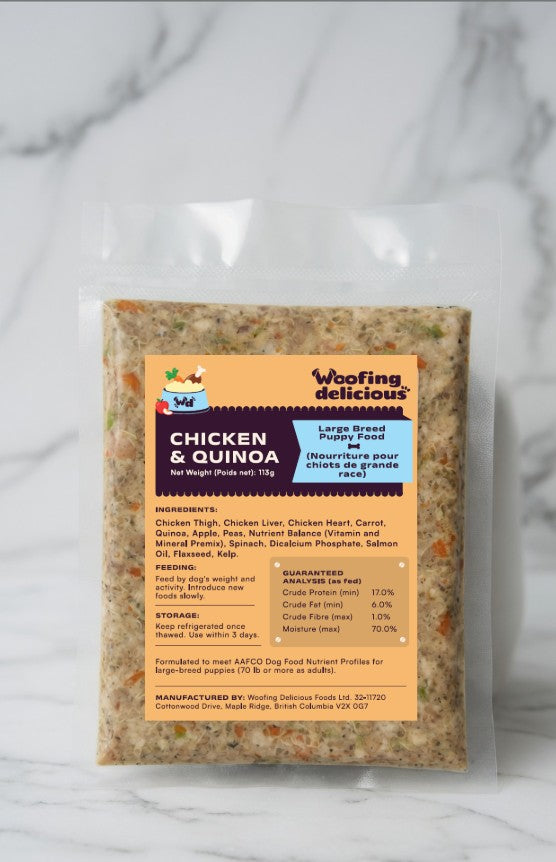 Chicken & Quinoa - Large Breed Puppy Food